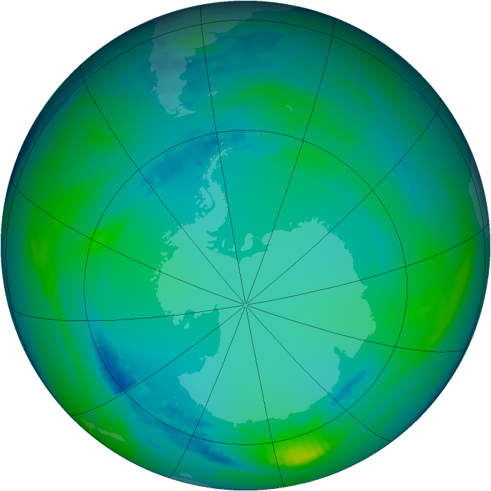 Ozone Map 1985-07-27